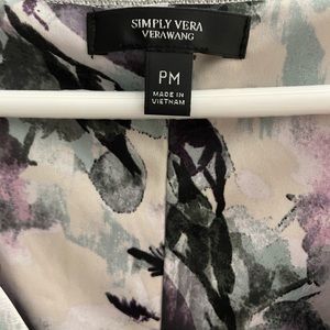 Brand New Summer Pleated Dress by Simply Vera Wang Size Petite Medium